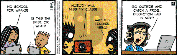 La Cucaracha on Saturday April 4, 2020 Comic Strip