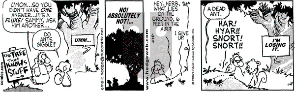 Over the Hedge - Tuesday June 4, 2002 Comic Strip