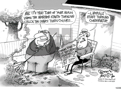 Glenn McCoy on Tuesday October 28, 2008 Comic Strip
