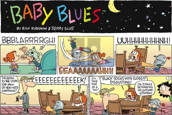 Baby Blues on Sunday October 28, 2012 Comic Strip