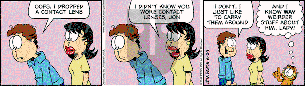 Garfield on Friday June 29, 2012 Comic Strip