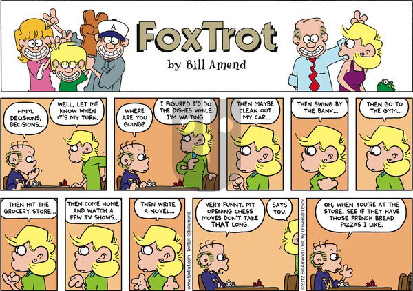 FoxTrot on Sunday November 4, 2012 Comic Strip