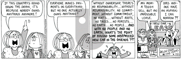 Cathy Classics on Friday September 15, 1995 Comic Strip