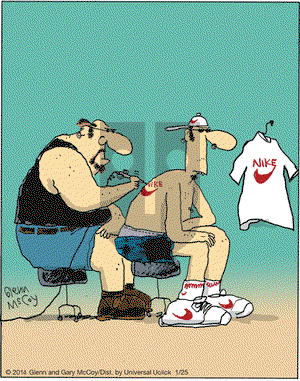 The Flying McCoys on Saturday January 25, 2014 Comic Strip