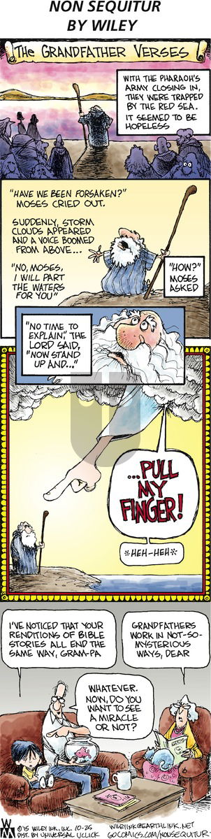 Non Sequitur on Sunday October 25, 2015 Comic Strip