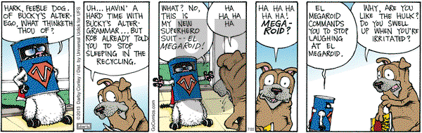 Get Fuzzy on Monday July 22, 2013 Comic Strip