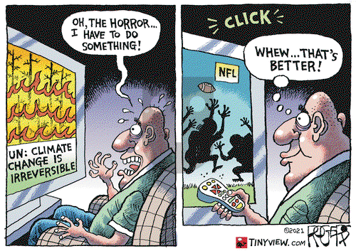 Rob Rogers on Thursday August 12, 2021 Comic Strip