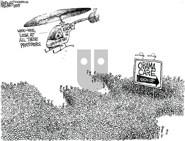 Matt Davies on Friday October 4, 2013 Comic Strip