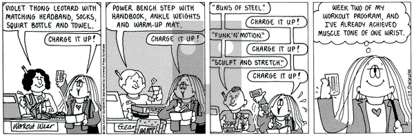 Cathy Classics on Saturday January 29, 1994 Comic Strip