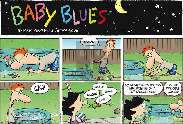 Baby Blues on Sunday August 9, 2020 Comic Strip