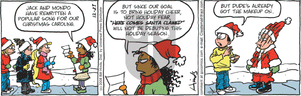 Cleats - Tuesday December 23, 2008 Comic Strip