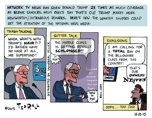 Ted Rall on Friday December 25, 2015 Comic Strip