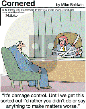 Cornered on Monday January 10, 2011 Comic Strip