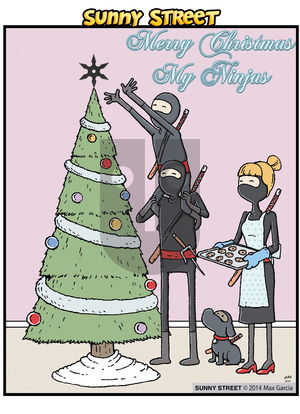 Sunny Street - Wednesday December 24, 2014 Comic Strip