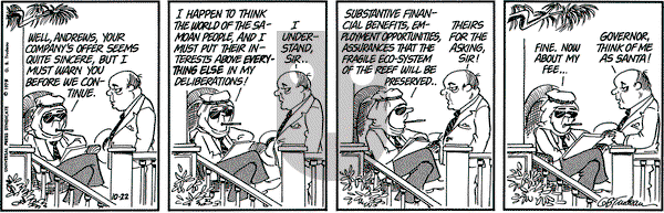 Doonesbury on Wednesday October 22, 1975 Comic Strip