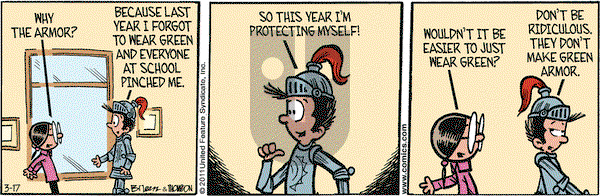 Grand Avenue on Thursday March 17, 2011 Comic Strip