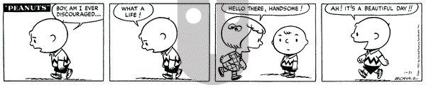 Peanuts - Wednesday January 31, 1951 Comic Strip
