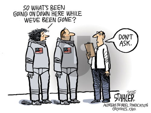 Jeff Stahler - Thursday March 20, 2025 Comic Strip