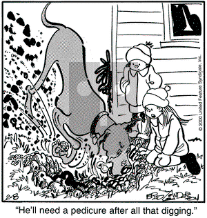 Marmaduke on Tuesday February 8, 2000 Comic Strip