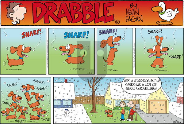 Drabble on Sunday January 7, 2018 Comic Strip