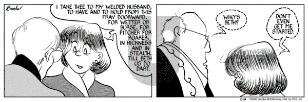 9 Chickweed Lane on Saturday February 18, 2006 Comic Strip