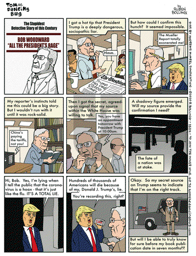 Tom the Dancing Bug on Monday September 14, 2020 Comic Strip