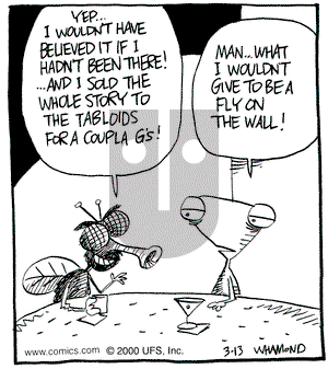 Reality Check on Monday March 13, 2000 Comic Strip