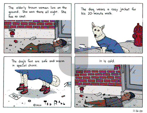 Ted Rall on Thursday November 26, 2020 Comic Strip