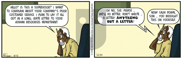 The Boondocks on Friday August 12, 2005 Comic Strip