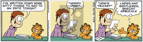 Garfield on Wednesday May 24, 2006 Comic Strip