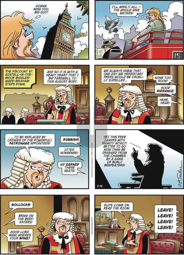 Doonesbury - Sunday February 16, 2025 Comic Strip