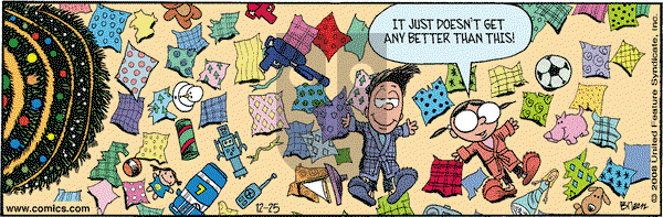 Grand Avenue on Thursday December 25, 2008 Comic Strip