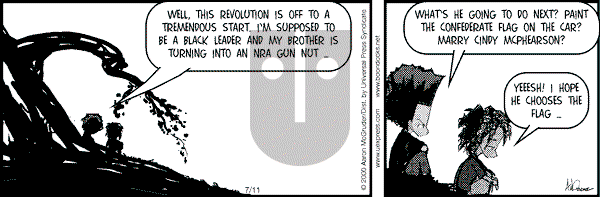 The Boondocks on Thursday April 24, 2025 Comic Strip