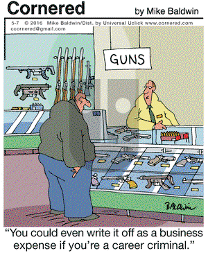 Cornered on Saturday May 7, 2016 Comic Strip