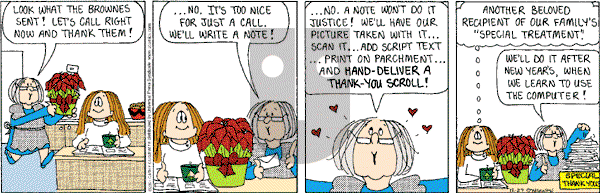 Cathy Classics - Thursday December 27, 2001 Comic Strip