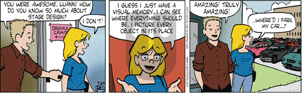 Luann on Friday July 25, 2014 Comic Strip
