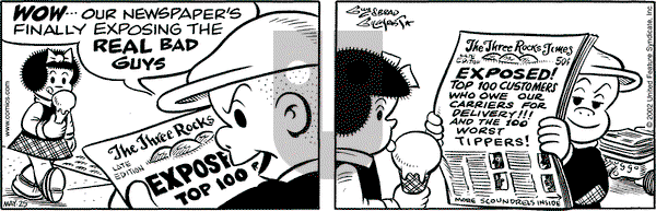 Nancy on Saturday May 25, 2002 Comic Strip