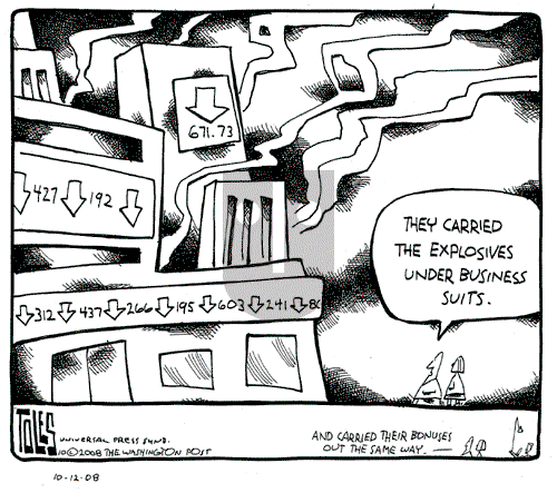 Tom Toles - Sunday October 12, 2008 Comic Strip