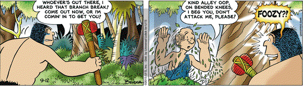 Alley Oop on Saturday September 12, 2015 Comic Strip