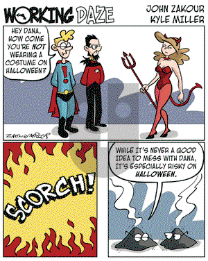 Working Daze on Monday October 31, 2005 Comic Strip