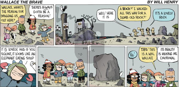Wallace the Brave on Sunday March 16, 2025 Comic Strip