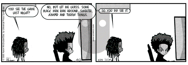 The Boondocks on Friday November 30, 2012 Comic Strip