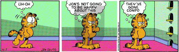 Garfield on Friday April 7, 1989 Comic Strip
