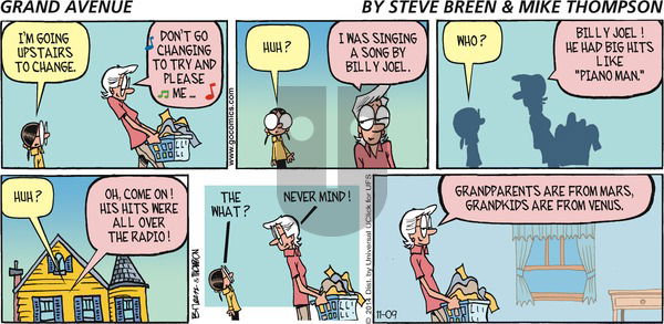 Grand Avenue on Sunday November 9, 2014 Comic Strip