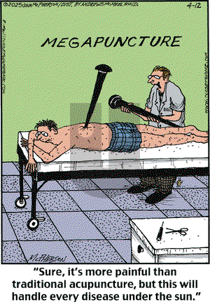 Close to Home on Saturday April 12, 2025 Comic Strip