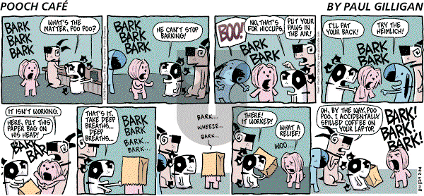 Pooch Cafe on Sunday February 24, 2008 Comic Strip