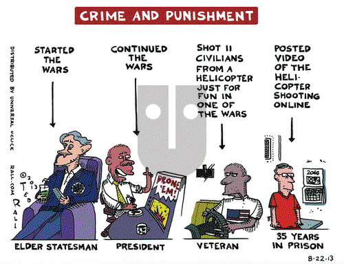 Ted Rall - Thursday August 22, 2013 Comic Strip