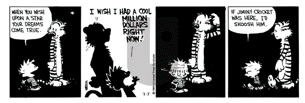 Calvin and Hobbes on Friday July 7, 1989 Comic Strip