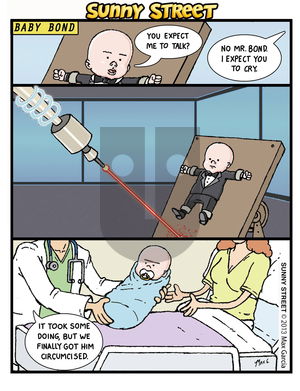 Sunny Street on Thursday January 7, 2016 Comic Strip
