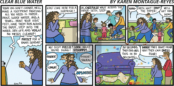 Clear Blue Water on Sunday March 19, 2006 Comic Strip